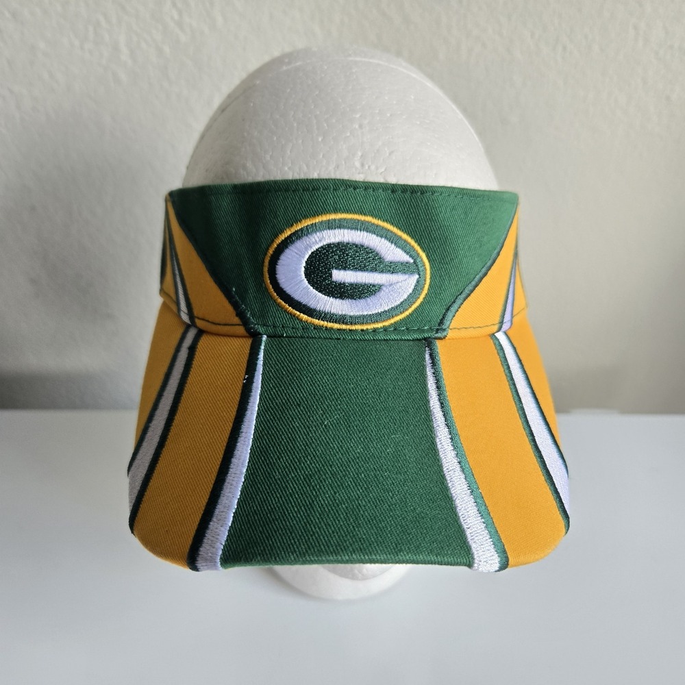 Green‎ Bay Packers NFL Vintage Sun Visor Strapback Sports Hat Cap